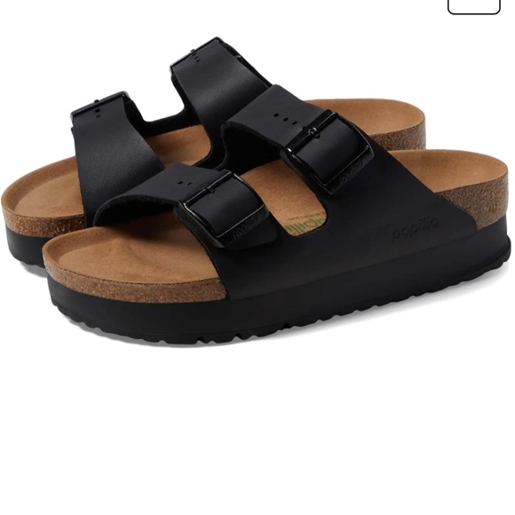 Birkenstock Shoes - Papillio by Birkenstock Arizona Platform Sandal - Vegan